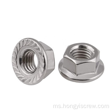 DIN6923 Nut Lock Flange Stainless Serrated